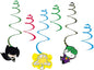 Child DC Batman Vs Joker Paper Swirl Decorations