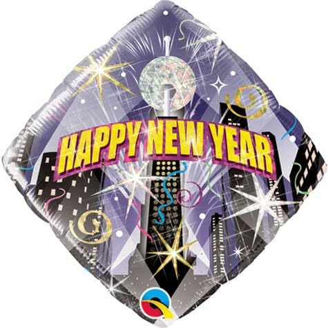 Qualatex 18" Foil Balloon Happy New Year Countdown Party