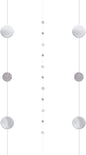 Amscan Balloon Fun Strings 1.82m Silver Dots