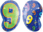 Anagram Oval Shape Number 9 Green 18" Foil Balloon