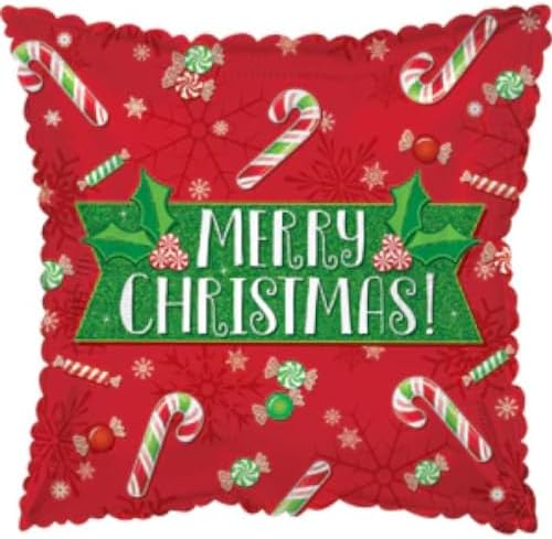 17" Merry Christmas Banner Foil Balloon