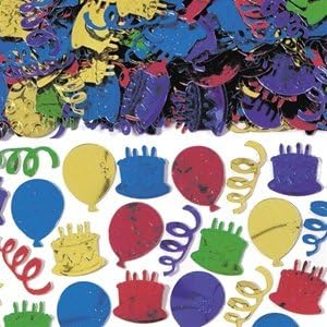 Cake Party Mixed Colours Confetti 70g