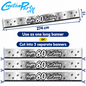 Happy 80th Birthday Banner 274cm x 12.5cm – Silver/Black Holographic Party Decoration