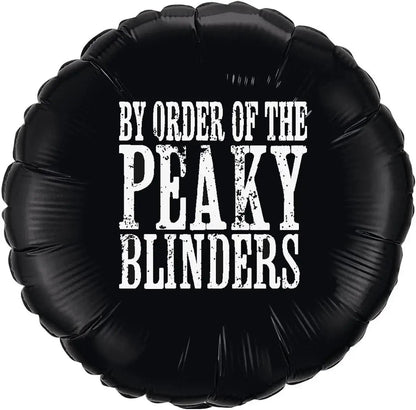 Peaky Blinders By Order Balloon 18" Round – Black or White
