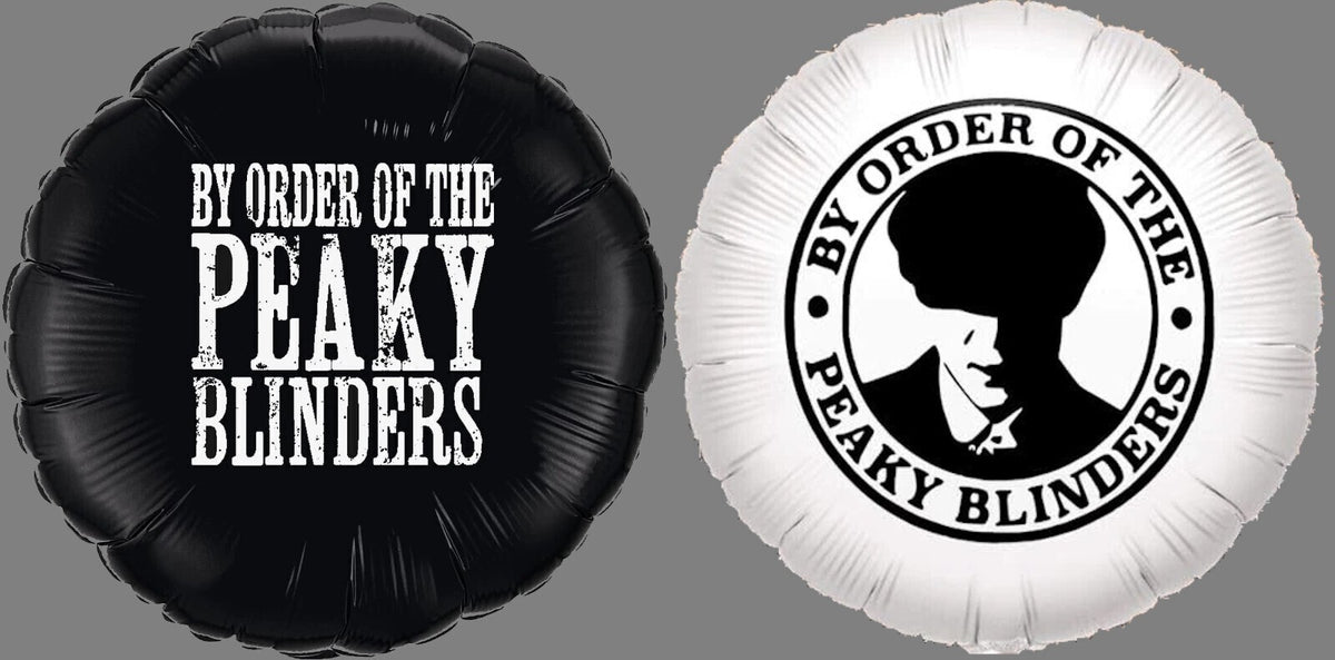Peaky Blinders By Order Balloon 18" Round – Black or White