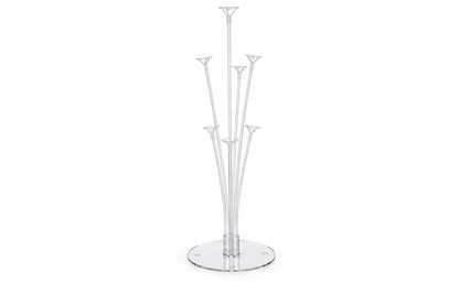 Balloon Table Stand Kit for 7 Balloons - 70cm Reusable Air Fill Party Decoration Holder