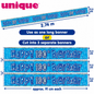 Happy 100th Birthday Banner Blue 2.74m – Cut into 3 Party Banners