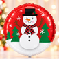 Anagram 17" Christmas Snowman Foil Balloon – Air or Helium