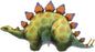 Stegosaurus Shape 46" Foil Balloon
