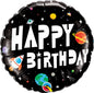 Qualatex Deep Space Black 18" Foil Balloon