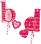 Anagram Be Mine 34" Supershape Foil Balloon