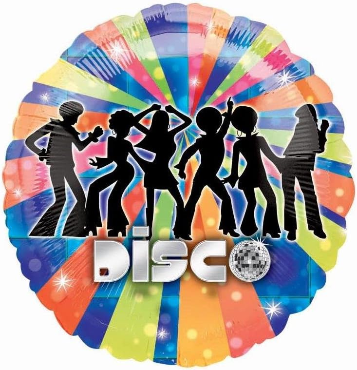 Disco Fever 18" Round Foil Balloon