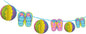 Amscan Beach Holiday Party Garland Honeycomb Balls & Cutouts 12ft