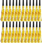 Party Noisemakers Gold Metallic Fringe Party Blowers 24pcs