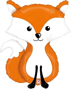 Fox Woodland Critter 36" Foil Balloon