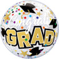 Qualatex Congrats Grad 22"/56cm Bubble Balloon