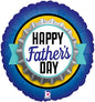 Betallic Father's Day Bottle Cap 18" Holographic Foil Balloon