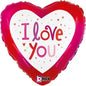 Betallic I Love You 18" Heart Foil Balloon