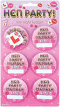 Hen Night Party Badges Assortment
