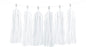 PartyDeco Tassel Garland White Birthday Wedding Christening New Year's Eve Carnival Communion Party Family Reunion