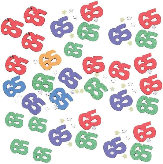 65th Age Multicoloured Confetti 14g