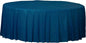 Round Plastic Table Cover 84"/213cm | Navy Flag Blue
