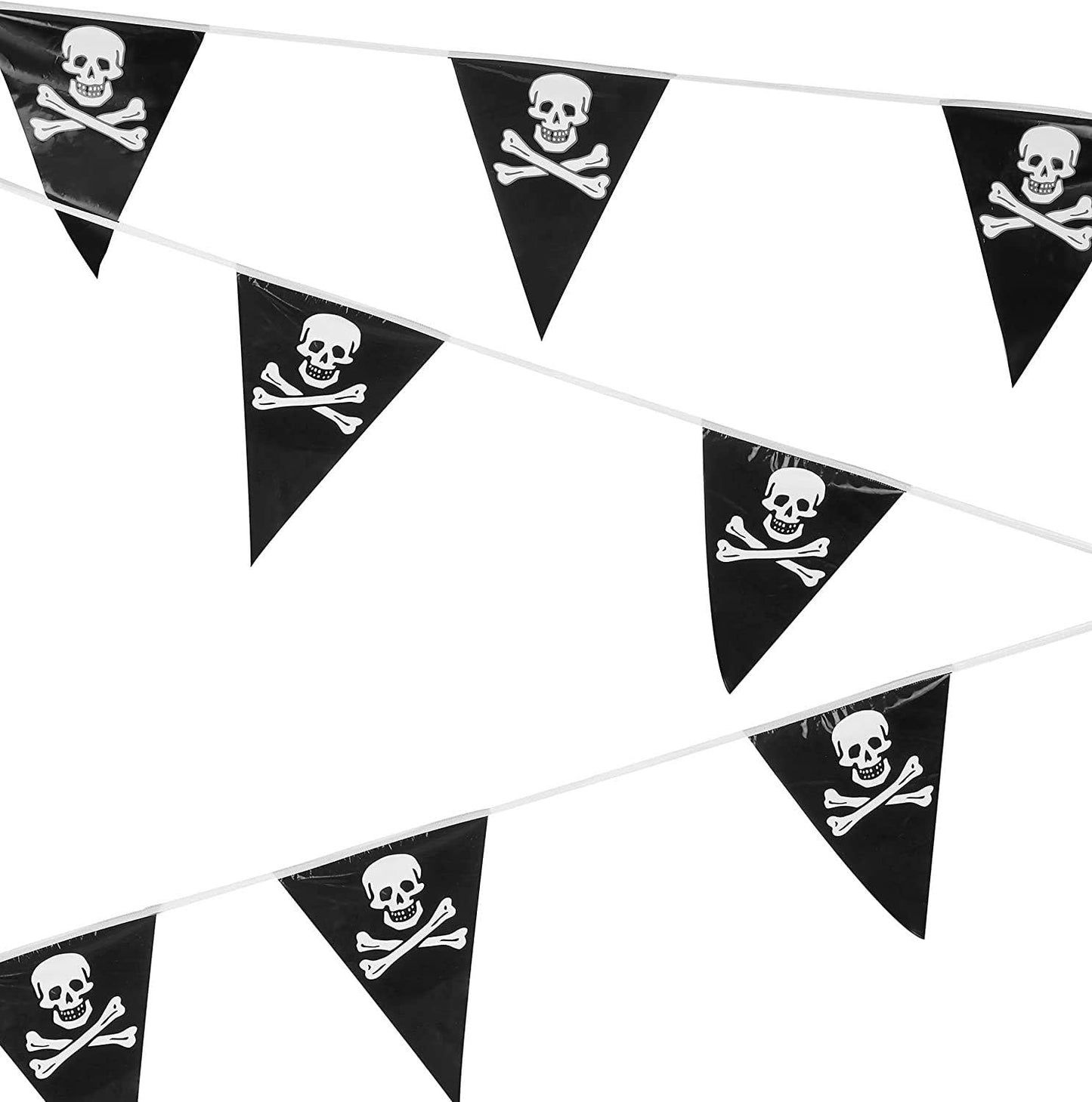 Pirate Bunting 15 Flags 6 Metres in a Pack Heaton