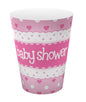 Baby Shower Pink 9oz/266ml Cups 8pcs