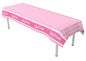 Oaktree Baby Shower Pink Colourfast Plastic Table Cover 137cm x 2.6m 1pc