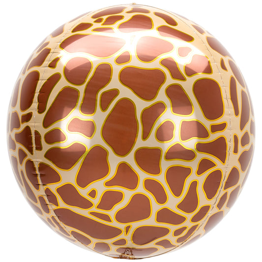 Giraffe Round Orbz XL 15" / 38cm Balloon