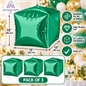 Anagram 15" Green Cubez Foil Balloons – Pack of 3