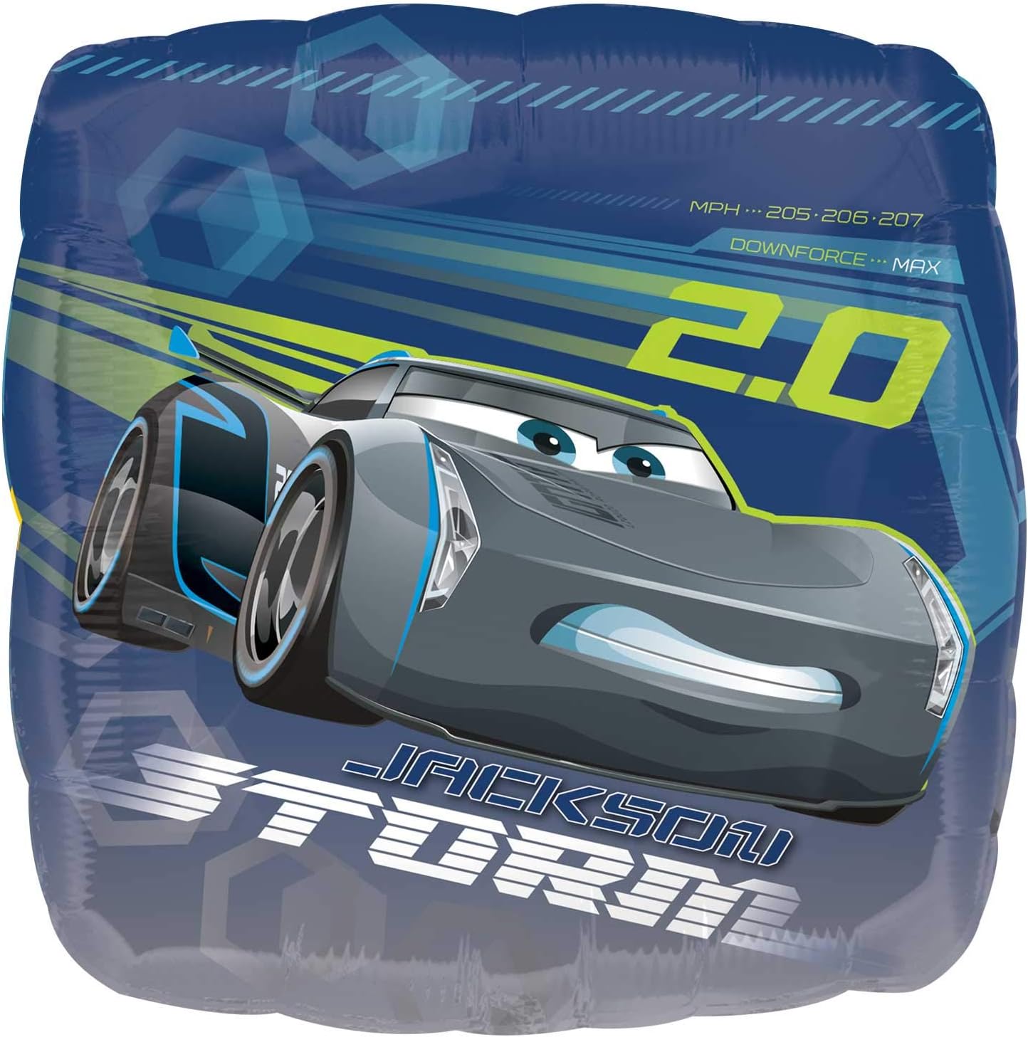 Anagram Disney Cars Jackson Storm And Cruz 17" Square Foil Balloon