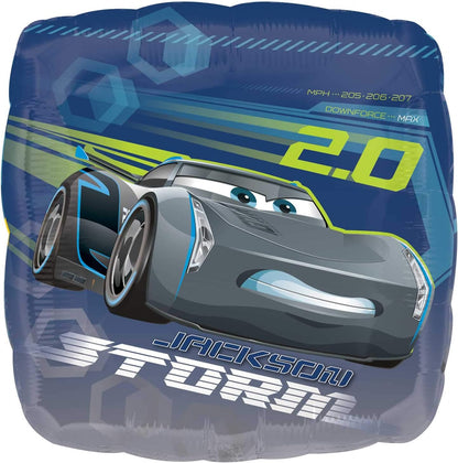 Anagram Disney Cars Jackson Storm And Cruz 17" Square Foil Balloon
