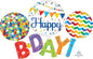 Anagram Happy Birthday 56" Foil Multi-Balloon