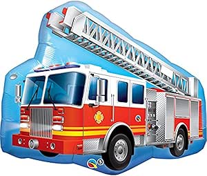 Fire Truck Shape 36" Foil Balloon