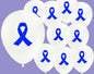 Cancer Awareness 12" Latex Balloons 10pc