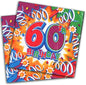 Luncheon Napkins 60th Birthday Explosion 16ct
