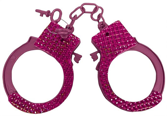 Novalty Pink Hen Party Sparkling Handcuffs