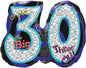 Anagram Oh No The Big 30 Supershape 26" Foil Balloon