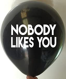 Rude Printed Latex Balloons 18+