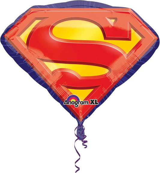 Superman Emblem Supershape Foil Balloon 26-inch