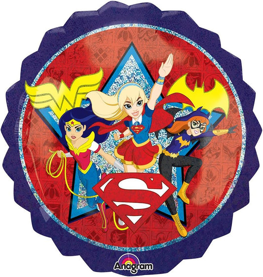 Anagram DC Super Hero Girls 28" Jumbo Holographic Foil Balloon