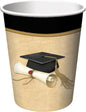 Sophisticate Grad 9oz Beverage Cups 8pc