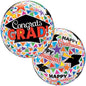 Qualatex Congrats Graduation 22"/56cm Bubble Balloon