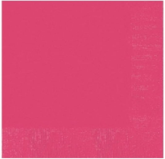 Amscan 2-ply Beverage Napkins Magenta (Pack of 20)