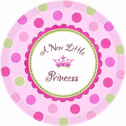 Little Princess Paper 26.6 cm Paper Plates, Pack of 8