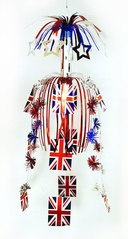 Amscan Hanging Union Jack Cascade 70cm