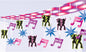 Amscan 70s Disco Ceiling Decorations 12ft