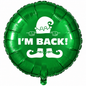 Elf I’m Back 18" Christmas Elf Foil Balloon – Red or Green Xmas Decoration