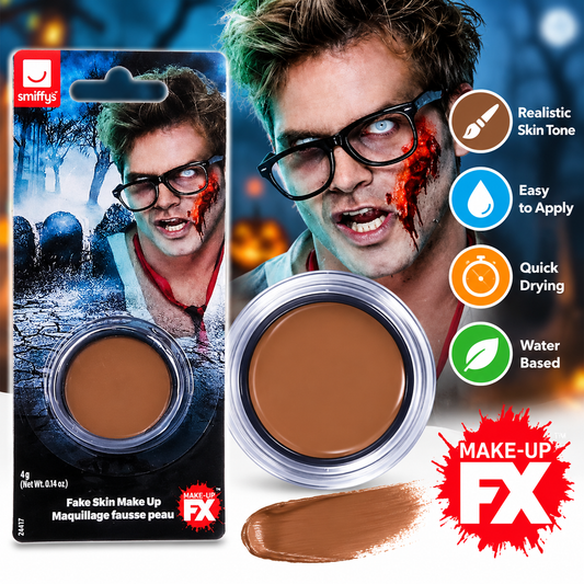 Smiffy's Fake Skin Makeup 4g – Halloween Special Effects SFX Face Makeup